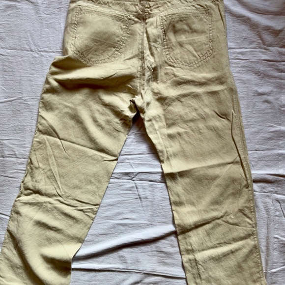 Tommy Bahama Silk Linen Ivory Men’s Relaxed Fit Pants - Picture 5 of 6